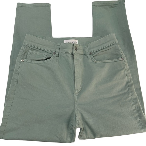 Loft Green High Rise Jeans - Picture 3 of 8